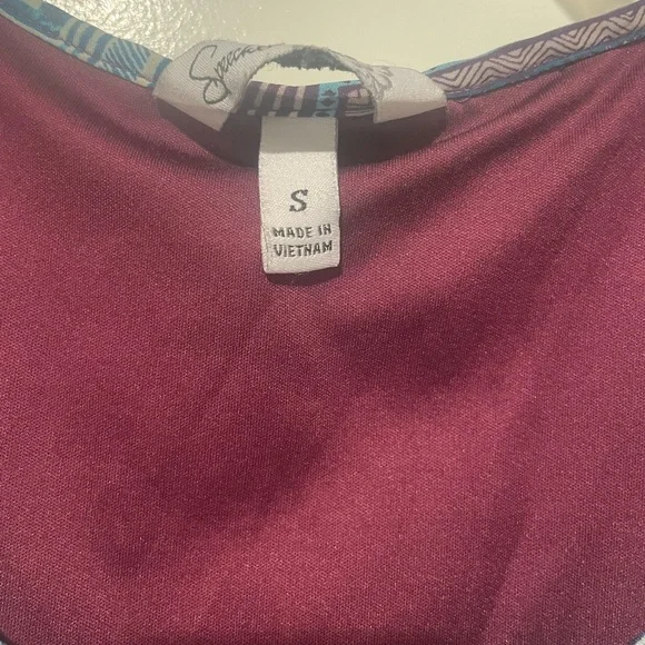 Chevron Patterned Dress with Long Sleeves - Picture 2 of 3